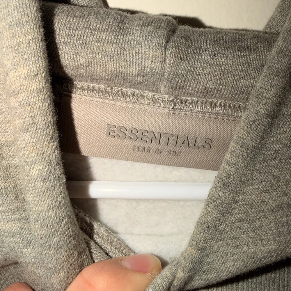 Essentials Heather Gray Pullover - Picture 2 of 4